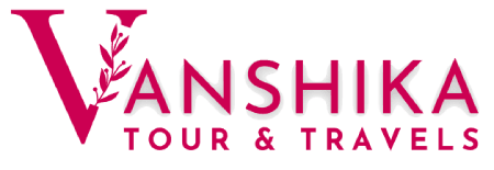 Vanshika Tour and Travels logo, representing a travel agency with a modern design, symbolizing adventure and exploration.